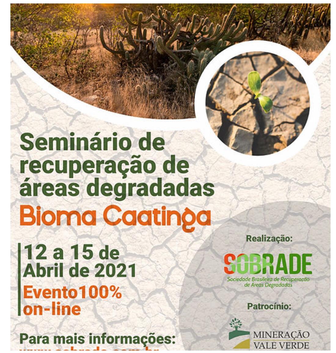 Semace se destaca durante evento da Sobrade abordando temáticas ligadas à recuperação de áreas degradadas