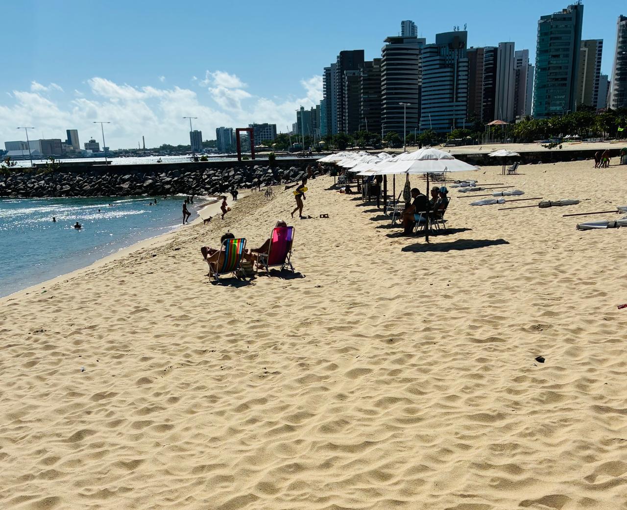 Confira os pontos próprios para banho de mar neste fim de semana em Fortaleza